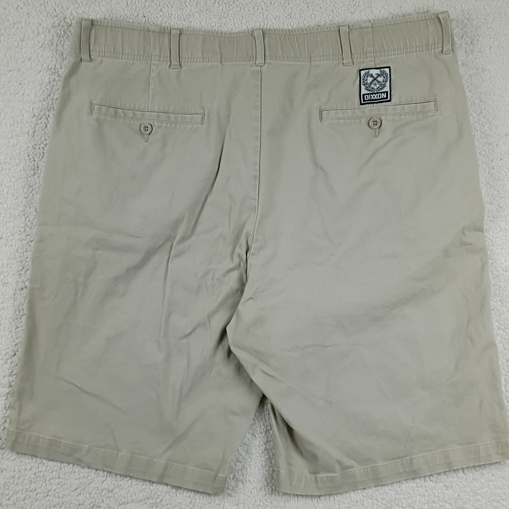 Dixxon Chino Shorts Mens‎ 40 Tan D-Flexx Stretch Casual Comfort Logo